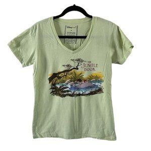 Disney Store Sz Medium The Jungle Book V-Neck T-Shirt